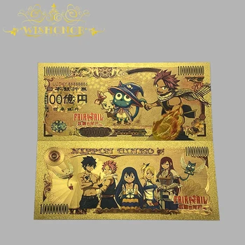10 Típusú Új Japán Anime Fairy Tail Bankjegy Rajzfilm Műanyag Kártya, a Rajongók számára az Ajándékokat, valamint Gyűjtemény