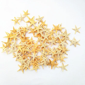 100-as természetes tengeri csillag a Kis tengeri Csillag Star Sea Shell Beach Kézműves 1.8-3cm