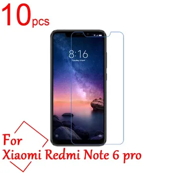 10db Ultra Clear/Matt/Nano Anti-Robbanás LCD Megjegyzés 6 pro Képernyő Védő Fedelet a Xiaomi Redmi Megjegyzés 6/6 pro Védőfólia