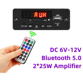 12V BT Tf USB FM Rádió Aux MP3 Lejátszó Beépített Autós USB Bluetooth kihangosító, MP3 Dekóder Testület Audio Modul beszerelés