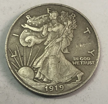 1919-ben az Egyesült Államok ½ Dollár 