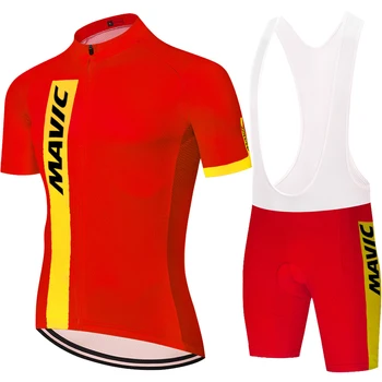 2020 MAVIC kerékpáros mez férfi motoros nadrág nyári lélegző roupa de ciclismo masculino gyors száraz uniforme de ciclismo