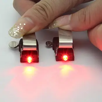 2DB Kerékpár Világítás Hordozható Vízálló Nano Kerékpár Fék Piros LED Biztonságos Jelző Lámpa Szett Kerékpár Kiegészítők