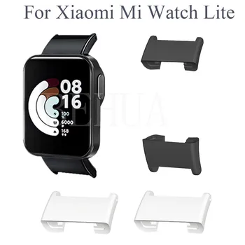 2db Watchband Fém Csatlakozó Xiaomi Mi Watch Lite SmartWatch Rozsdamentes Acél Adapter fej Redmi Csere Tartozékok