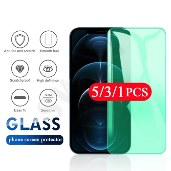 5/3/1db Anti Zöld fény Telefon képernyővédő fólia iphone 12 Mini 11 Pro XS Max X XR 8 7 SE 2020 6 6 Plusz Edzett Üveg film