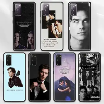 A Vampire Diaries Telefon tok Samsung Galaxy S21 Ultra S20 S10 S9 Plusz S10Lite S10e S20FE Borító Fekete Kagyló Puha Érdekesség