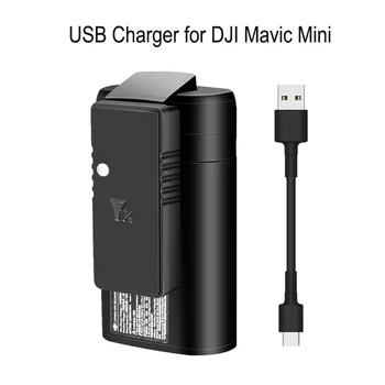 Akkumulátor Töltő Mini USB Töltő DJI Mavic Mini Drón Töltés Tartozékok Támogatás QC3.0 Gyorsan Charing