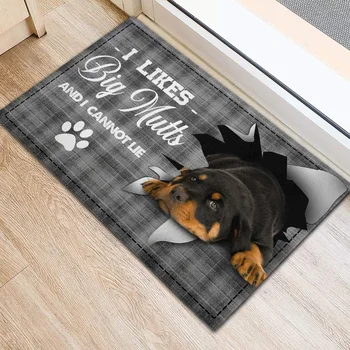 CLOOCL Kutyája Rottweiler Lábtörlő Dekoráció 3D Nyomtatás Állat Lábtörlő Csúszásmentes Szőnyeg, Fürdőszoba, Hálószoba, Nappali Tornácon Csepp Szállítás