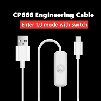 CP666 Mérnöki Kábel Helyreállítási mobiltelefon Adatok 1.0-s COM Port vonal Gyorsan be 1.0 mód kapcsoló