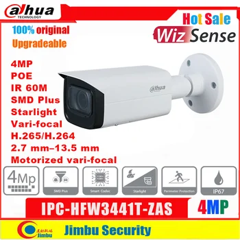 Dahua 4MP IP Kamera IPC-HFW3441T-ZAS 2.7-13.5 MM POE H. 265 IR60M IP67 IK10 Webkamera Videó Megfigyelő Biztonsági Kamera Kültéri