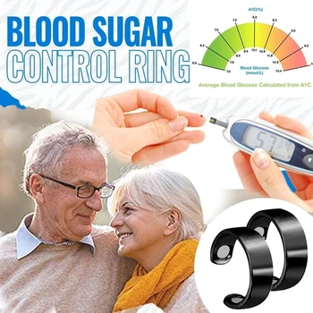 Divat Vércukorszint Gyűrű Cukorbetegség Monitor Egészséges Vércukorszint Mérő Dropshipping