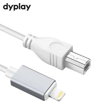 dyplay 8Pin Adapter 1,5 m-B Típusú USB-OTG Kábel Férfi nő iPhone iPad Elektronikus Hangszer Audio Interface