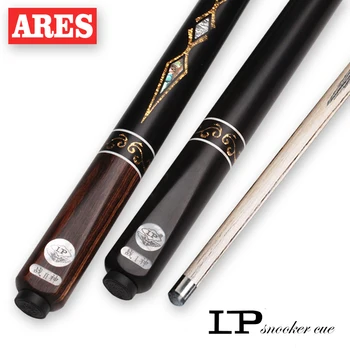 Egy-darab LP Snooker Cue Stick Ares Sorozat Biliárd Dákó 9.5 mm Tipp Ash Tengely Inlay Fenék Taco De Sinuca Teleszkópos Hosszabbító