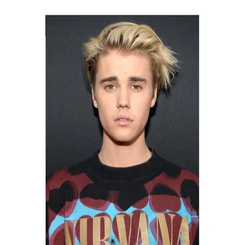 Egy népszerű sztár, Justin Bieber poszter Otthon Dekoráció, Fali Poszter Nyomtatás Stílusos Retro Dekoráció Szép Plakát 50x75cm u201625