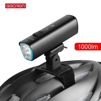Gaciron 1000Lm Kerékpár Fényszóró Eső, Szűk Kerékpáros Első Lámpa, Világítás USB Charge Kormány Sisak Lámpás Biztonsági Lámpa