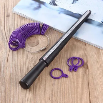 Gyűrű UK Méret Mandrel Stick Ujját Nyomtávú Gyűrű sorozatba tartozó Mérési Méretű Eszköz, Ékszer