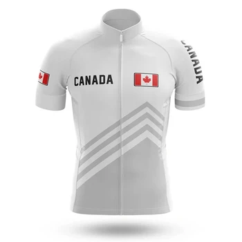 Kanada maillot cyclisme retro kerékpáros mez kerékpár nyáron gyorsan száraz, jól szellőző motor jersey tricotas hombre ciclismo