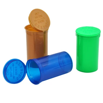 Műanyag Nyomja Le, Kapcsolja Üveg Tartály Fű Tároló Rejtekhely Jar Gyógyszeres Esetben