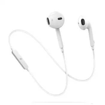 S6 Bluetooth Lóg Nyak Vezeték Nélküli Sport Sztereó Zene Fejhallgató Zajszűrő Headset