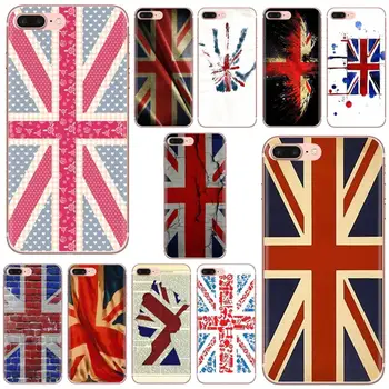 Samsung Galaxy A31 A12 A41 a51-es A71 A20e A21s M30 A10 a30-as A40 A50 A60, A70, Puha TPU Esetében anglia a brit brit zászló Union Jack