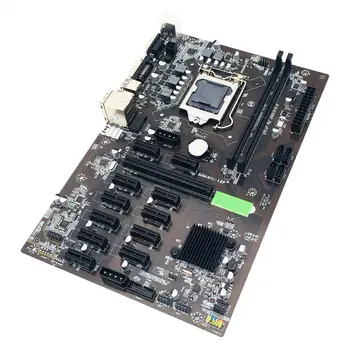 Számítógép B250BTC Bányászati Alaplap DDR4 PCB B250 BTC LGA 1151 8P/6P SATA3.0 PCI-E Bányászati Igazgatóság Intel Core 4 Bányász