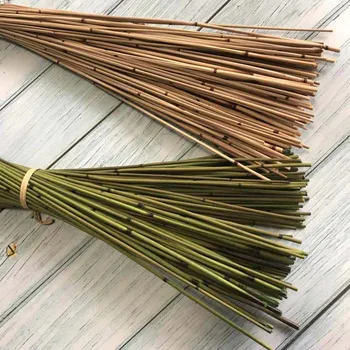 Súly:kb 2mm,50PCS/35CM Dekoratív Mini Bambuszok Szárított Természetes Virágok Száraz Miniatűr Bambusz,DIY Kézműves Anyagok,lakberendezés