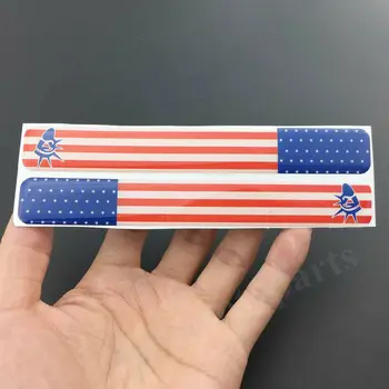 USA Amerikai Zászló a Szabadság Autó Anti-Collision Tükör Embléma Jelvény Matrica