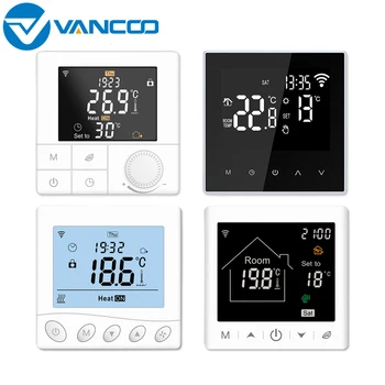Vancoo Tuya Wifi Smart Home Termosztát 220V Hőmérséklet Vezérlő Elektromos Fűtés termosztát Digitális kiváló megjelenést biztosít