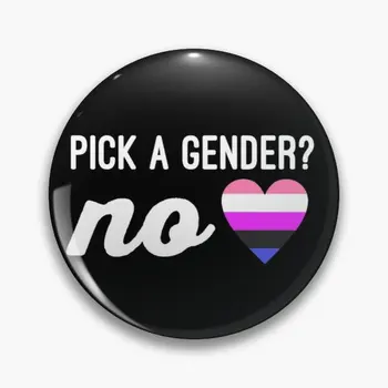 Válasszon Egy Nemi Genderfluid Zászló Puha Gombot A Pin Ruhát, Dekoráció Ajándék, Vicces Nők Bross Aranyos Kalap Szerető Gallér, Hajtóka Fém