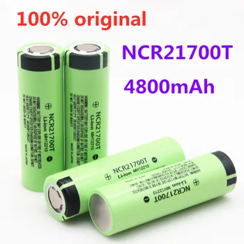 100 21700 NCR21700T lítium akkumulátor 4800mAh 3,7 V 40A magas-mentesítés akkumulátor magas-csatorna Li-ion akkumulátor