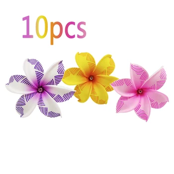 10db/set virágot Valentin-Nap, Karácsony Hawaii Nyári Party DIY lakberendezési művirágok Hula-Haj Accessorie