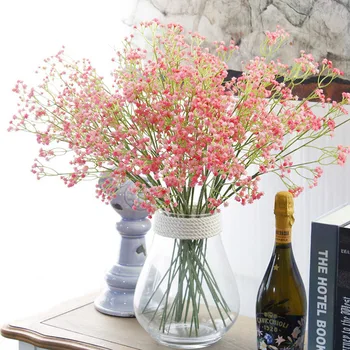 Színes, rózsaszín, zöld, kék Baba Levegőt Igazi Kapcsolatot művirágok Növény Otthon, Esküvői Dekoráció