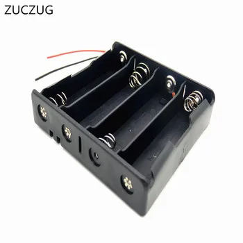 ZUCZUG új 4x18650 Li-ion Akkumulátor Tároló Műanyag kapcsot, Birtokos Esetben Doboz 8 Pin-kódot, Forduljon Fekete (3,7 V-14,8 V) Akkumulátor Tároló Doboz